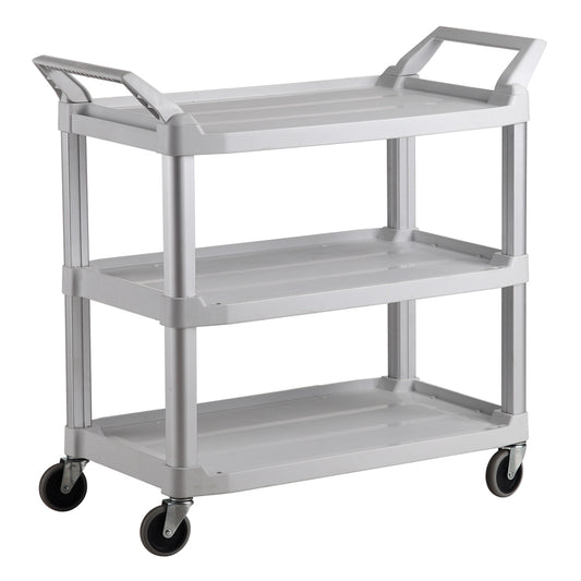 Trust Heavy Duty Utility Service Cart Off White Polypropylene 103.2x50.8x96.0 cm